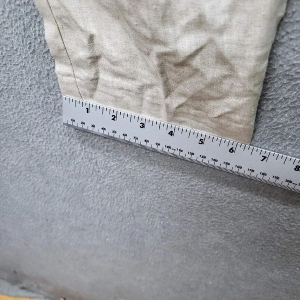 Banana Republic Women Pants 0 Beige Linen Dress Pants‎ Button 28